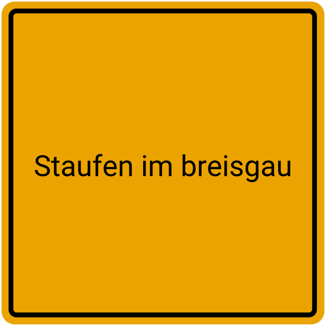 Meldebestätigung Staufen im Breisgau